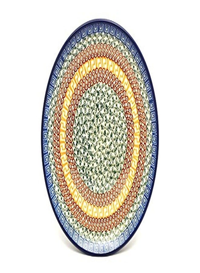 Polish Pottery Plate - 10" Dinner - Autumn